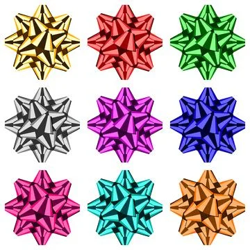 Ribbon Bow Stock Illustration