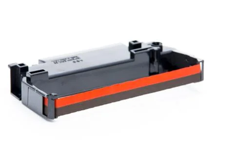 Ribbon cartridge for dot matrix printer Fotos de archivo
