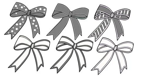 Ribbon Collection 2, Nine Elegantly Designed Decorative Banners for Invitations Stock Illustration