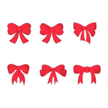 Ribbon collection Stock Illustration