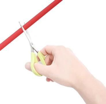 Ribbon cutting Stock Photos