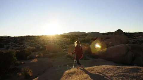 Ribbon Dancer Joshua Tree 1 Vídeos de archivo 49587789