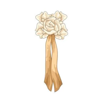 Ribbon decor illustration Stock Illustration