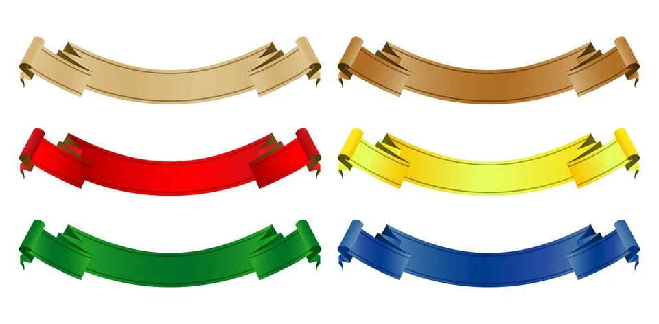 Ribbon element Stock Illustration