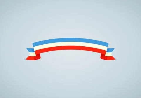 Ribbon with flag of Mannheim Stock Illustration