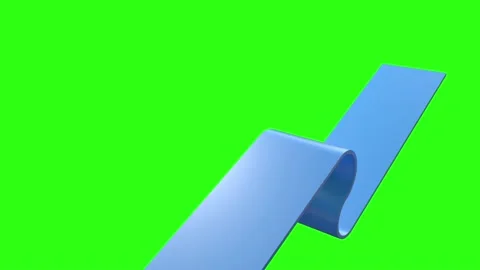 Ribbon floating in front of the camera, Best for Valentines Day and Wedding, Stock Footage 235421540