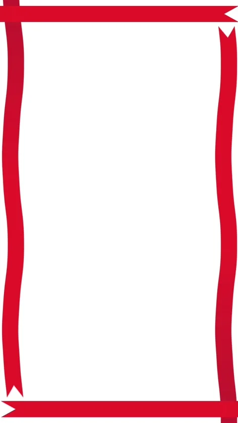 Ribbon frame animation 02 Stock Footage 308233092