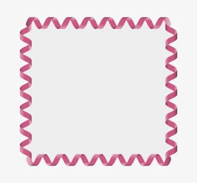 Ribbon frame Stock Illustration