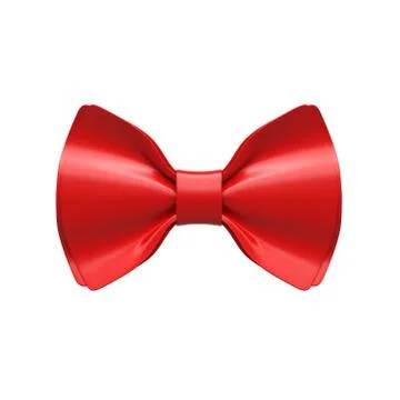 Ribbon gift bow Stock Illustration