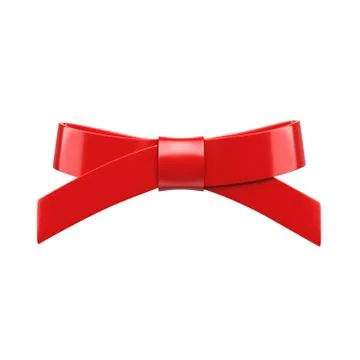 Ribbon gift bow Stock Illustration