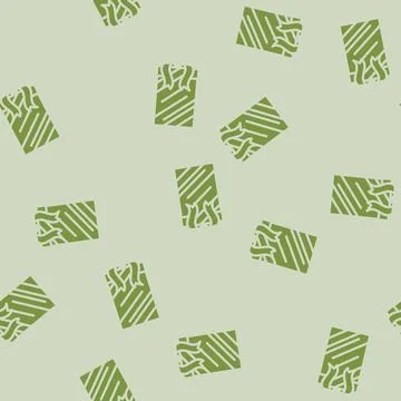 Ribbon gift box glyph vector seamless pattern Stockillustratie
