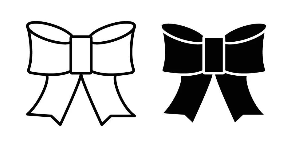 Ribbon icon graphic element. web icon set Stock Illustration