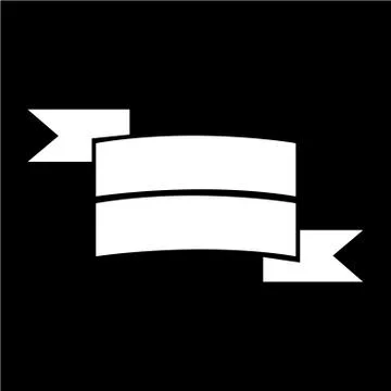 Ribbon icon Stock Illustration