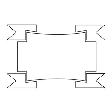 Ribbon icon Stock Illustration