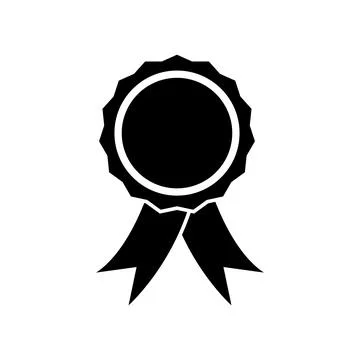 Ribbon icon vector Stock Illustration