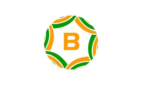 Ribbon Infinite Initial B Stock Illustration