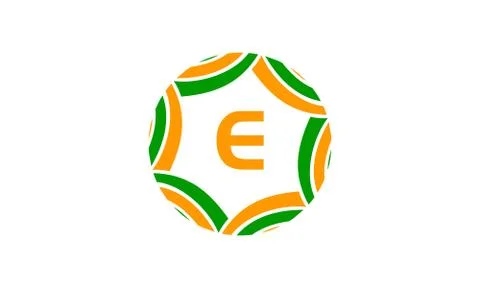 Ribbon Infinite Initial E Stock Illustration