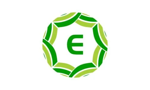 Ribbon Infinite Initial E Stock Illustration