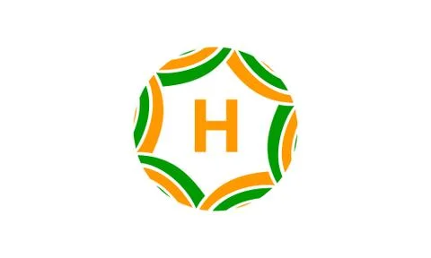 Ribbon Infinite Initial H Stock Illustration