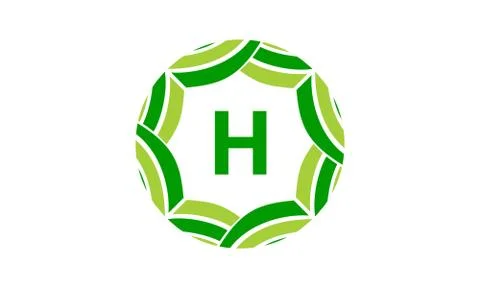 Ribbon Infinite Initial H Stock Illustration