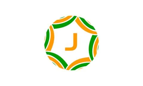 Ribbon Infinite Initial J Stock Illustration