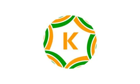 Ribbon Infinite Initial K Stock Illustration