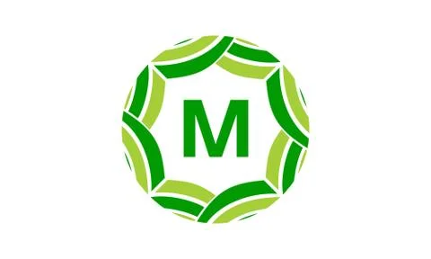 Ribbon Infinite Initial M Stock-Illustration