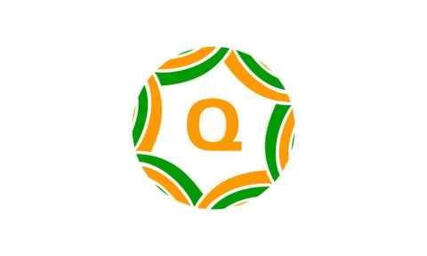 Ribbon Infinite Initial Q Stock Illustration