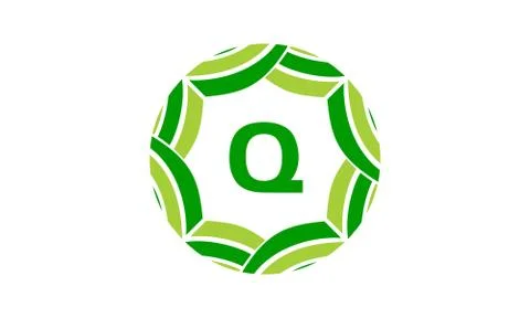Ribbon Infinite Initial Q Stock Illustration