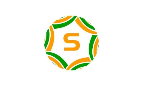 Ribbon Infinite Initial S Stock Illustration