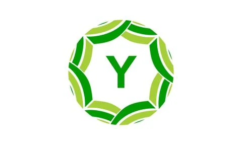 Ribbon Infinite Initial Y Stock Illustration