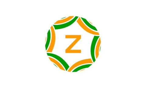 Ribbon Infinite Initial Z Stock Illustration