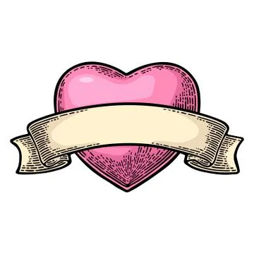 Ribbon isolated on white background. Vector Stock Illustration