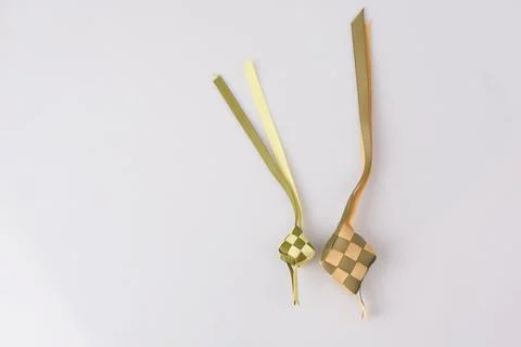 Ribbon Ketupat shape Stock Photos
