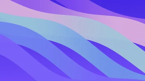 Ribbon layers intertwine in flowing abstract motion Vidéo 331306802