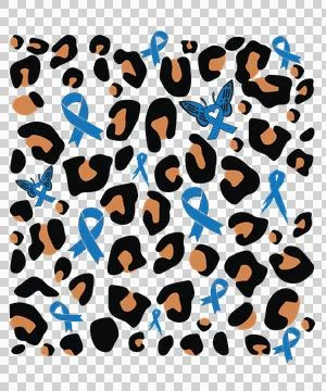 Ribbon Leopard Black And Spot Pattern ribbons spots Stock Illustration