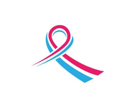 Ribbon logo template Stock Illustration