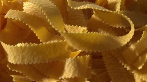 Ribbon pasta Stock Footage 8572693