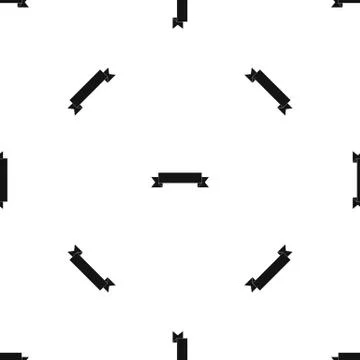 Ribbon pattern seamless black Stock Illustration