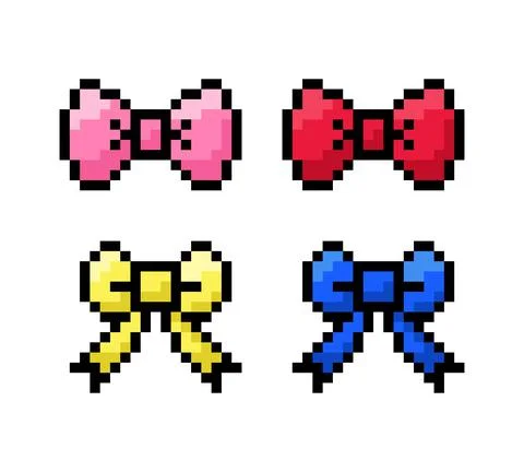 Ribbon pixels. cross stitch pattern vector illustration. 스톡 일러스트