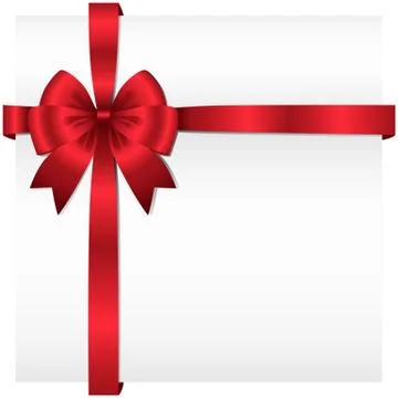 Ribbon Present Background Stock Illustration