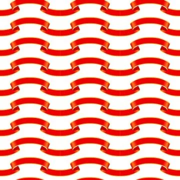 Ribbon seamless isolated Stock Illustration