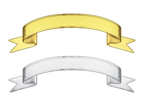 Ribbon set Stock Illustration