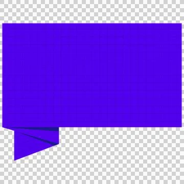 Ribbon speech box Stock Illustration