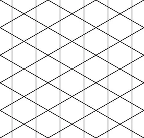 Ribbon Star Pattern Illustrazione stock