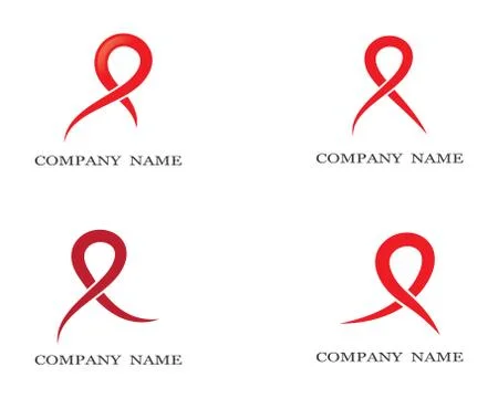 Ribbon symbol vector icon Illustrazione stock