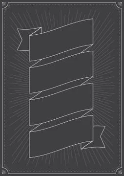 Ribbon Template Stock Illustration