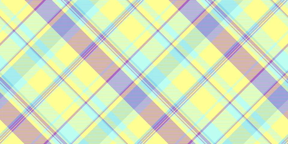 Ribbon texture plaid fabric, patterned seamless background pattern. Cell te.. Stock Illustration