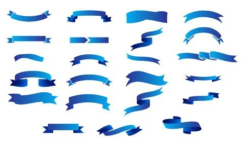 Ribbon Vector Collection Stock Illustration