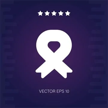 Ribbon vector icon Stock Illustration